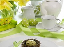 Dekoracje stołu wielkanocnego Dekoracje stołu wielkanocnego