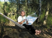 łukasz Łuczaj, autor książki " Dzika kuchnia" SLOWA KLUCZOWE: Luczaj2