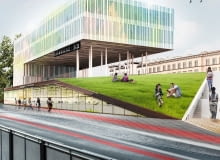 Wcześniejsza wersja projektu Projekt nowego dworca kolejowego w Bydgoszczy