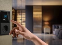 Nowoczesne gniazdka i włączniki.