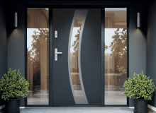 Drzwi z naświetlem Stalprodukt-Zamość – nowoczesne, energooszczędne i bezpieczne drzwi wejściowe