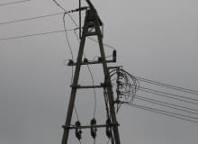 prąd, energia elektryczna, linie wysokiego napięcia