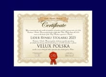 VELUX Polska ponownie z tytułem Lider Rynku Stolarki VELUX Polska ponownie z tytułem Lider Rynku Stolarki