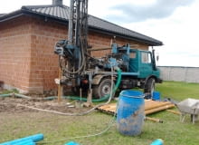 Maszynowe wiercenie studni studnia, wiercenie studni