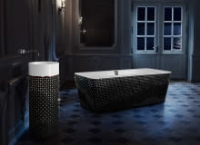 Wanna i umywalka wysadzane kryształami Swarovskiego Crystals Edition Kąpiel w kryształach Swarovskiego - luksusowa propozycja od Villeroy & Boch