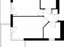 Projektowanie wnętrz. 41,2 m kw. dwupokojowe dla 2 osób