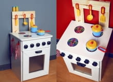Kuchnia drewniana dla dzieci
