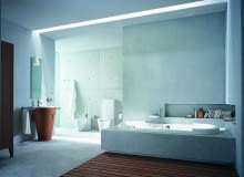 Betonowa podłoga w łazience Betonowa podłoga w łazience