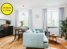 Mieszkanie na warszawskiej Woli ma 41 m kw. Zaprojektowali je architekci z ZEN Interiors Polska. eklektyczny styl, design w domu, polskie wnętrza, mieszkanie na Woli