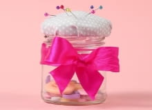 Pojemnik na szpilki i guziki Pojemnik na szpilki i guziki