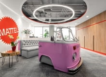 Biuro Mattel w Warszawie. Proj. BIT CREATIVE