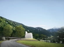 Autobahnkirche w Szwajcarii. Proj. Herzog & de Meuron Autobahnkirche w Szwajcarii. Proj. Herzog & de Meuron