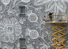 Mural NeSpoon w szkockim Aberdeen