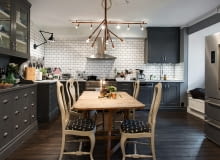 Mieszkanie w Goteborgu. Kuchnia. kuchnia, mieszkanie, skandynawski styl