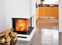 WNETRZA , KUCHNIA , KOMINEK , PODLOGA - BETONOWA POWIERZCHNIA STYLIZACJA IZABELA SKORUPKA FOT. RAFAL LIPSKI PUBLIKACJA CZTERY KATY NR 7 (225) - 7 2010