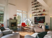 Aranżacja wnętrz 200-metrowego domu pod Warszawą