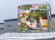Mural w parku przemysłowym Accolade w Zielonej Górze Mural w parku przemysłowym Accolade w Zielonej Górze