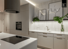 Mieszkanie w Warszawie - elegancja w barwach ziemi