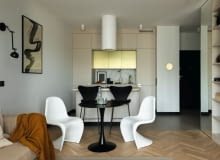 Sztuka akcentowania - aranżacja mieszkania projektu Capricorn Architects