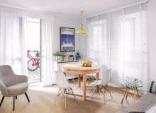 salon, wystrój wnętrz, plakaty we wnętrzu