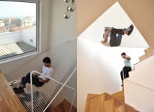 Mieszkanie w jednym z szeregowców w Porto, przed remontem było zagracone meblami i wieloma innymi przedmiotami. Wnętrze było bardzo ciemne. Projektanci wprowadzili tu wiele zmian. 227 FLAT w Porto