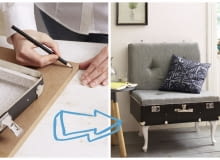 Mały fotel do salonu - jak zrobić fotel z walizki? Mały fotel do salonu - jak zrobić fotel z walizki?