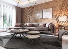 Nowoczesna boazeria w wystroju wnętrz Nowoczesna boazeria w wystroju wnętrz