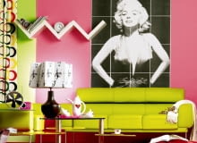 31.10.2006 CZTERY KATY POKOJ WNETRZA STYL POP-ART MEBLE STYLIZACJA MARIANNA BAUMAN FOT. ARKADIUSZ SCICHOCKI / AGENCJA GAZETA PUBLIKACJA CZTERY KATY NR 1 (183) - 1.2007