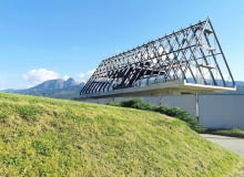 Dom z Prywatnym Giewontem w trakcie budowy. Proj.  BXB studio