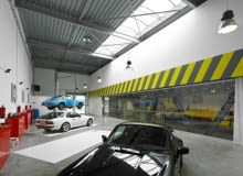 Biuro-garaż w Poznaniu, proj Ultra Architects