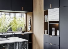 Żaluzje meblowe w kuchni