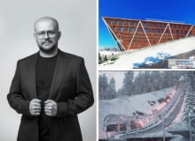 Przemek Gawęda z pracowni Archigeum z tytułem Architect of The Year Awards 2023 za dwa projekty