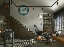 Dwupoziomowe 60-metrowe mieszkanie w Krakowie Dwupoziomowe 60-metrowe mieszkanie w Krakowie