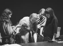 Próba do spektaklu NONFICTION w Narodowym Starym Teatrze