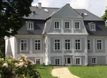 Pałac w Kamieńcu pod koniec prac renowacyjnych Pałac w Kamieńcu pod koniec prac renowacyjnych