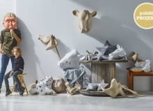 Polski projekt: papierowe rzeźby Papersculpture papersculprture, polski projekt, polski design, rzeźby, papierowy byk, papierowy jeleń