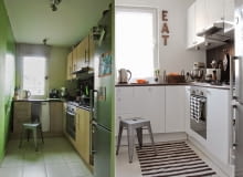 Metamorfoza kuchni: wcześniej ciemna i bez wyrazu, po przemianie jasna i nowowczesna. Metamorfoza kuchni: wcześniej ciemna i bez wyrazu, po przemianie jasna i nowowczesna.