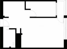 Dwupokojowe, 33 m kw., dla 2 osób Dwupokojowe, 33 m kw., dla 2 osób