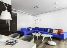 Otwarta strefa dzienna Mieszkanie na 12. piętrze z widokiem na morze