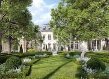 Pałac Potockiego w Paryżu od strony ogrodu