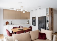 Kuchnia z jadalnią.