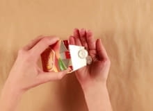 Eko-portfel z kartonika po soku Eko-portfel z kartonika po soku