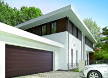 Brama garażowa powinna być dopasowana do architektury budynku Nowoczesna brama garażowa