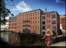 Wizualizacja hotelu firmy Archhouse 23.09.2013 Bydgoszcz , Wyspa Mlynska . Budynek dawnego Pralchemu w ktorym powstanie hotel sieci Hilton . Fot. Lukasz Nowaczyk / Agencja Gazeta SLOWA KLUCZOWE: bydgoszcz pralchem farbiarnia hotel hilton remont wyspa mlynska budowa deweloper