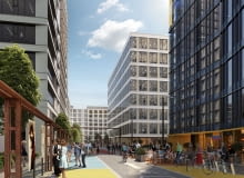 Warszawa: woonerf Haberbuscha i Schielego w Browarach Warszawskich