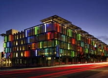 Parking Santa Monica, projekt Moore Ruble Yudell Architects parking, Santa Monica, moore ruble yudell architects