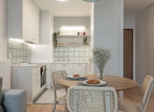 Aranżacja 40-metrowego mieszkania na warszawskim Ursusie Aranżacja 40-metrowego mieszkania na warszawskim Ursusie