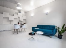 małe mieszkanie, nowoczesne mieszkanie, nowoczesne wnętrze, jasne mieszkanie