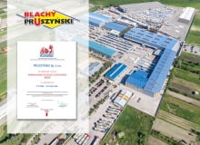 Ambasador Polskiej Gospodarki 2020 – wyróżnienie dla Blachy Pruszyński Blachy Pruszyński Ambasador Polskiej Gospodarki blacha dachowa blachodachówka blacha płaska panele na klik