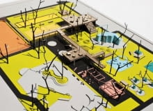 Makieta Skweru na Bemowie - Zespół Skweru Sportów Miejskich, wykonanie makiety MOKO Architects, 2012 Makieta Skweru na Bemowie - Zespół Skweru Sportów Miejskich, wykonanie makiety MOKO Architects, 2012